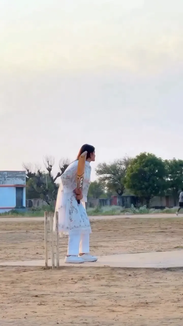 Stance moment from the AI Cricket Shot template